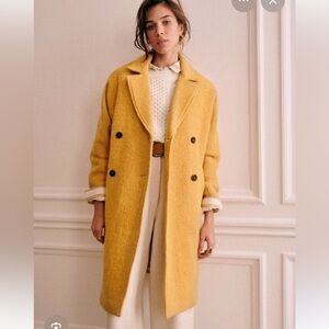 Sézane Jim Yellow Coat